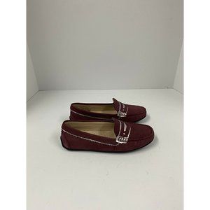 Driver Club USA Womens Casual Shoes Toronto Loafers Size 5.0 M, Wine, NEW
